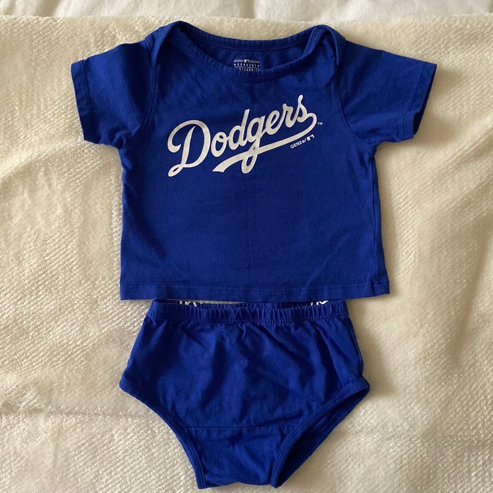 Dodgers Baby Set